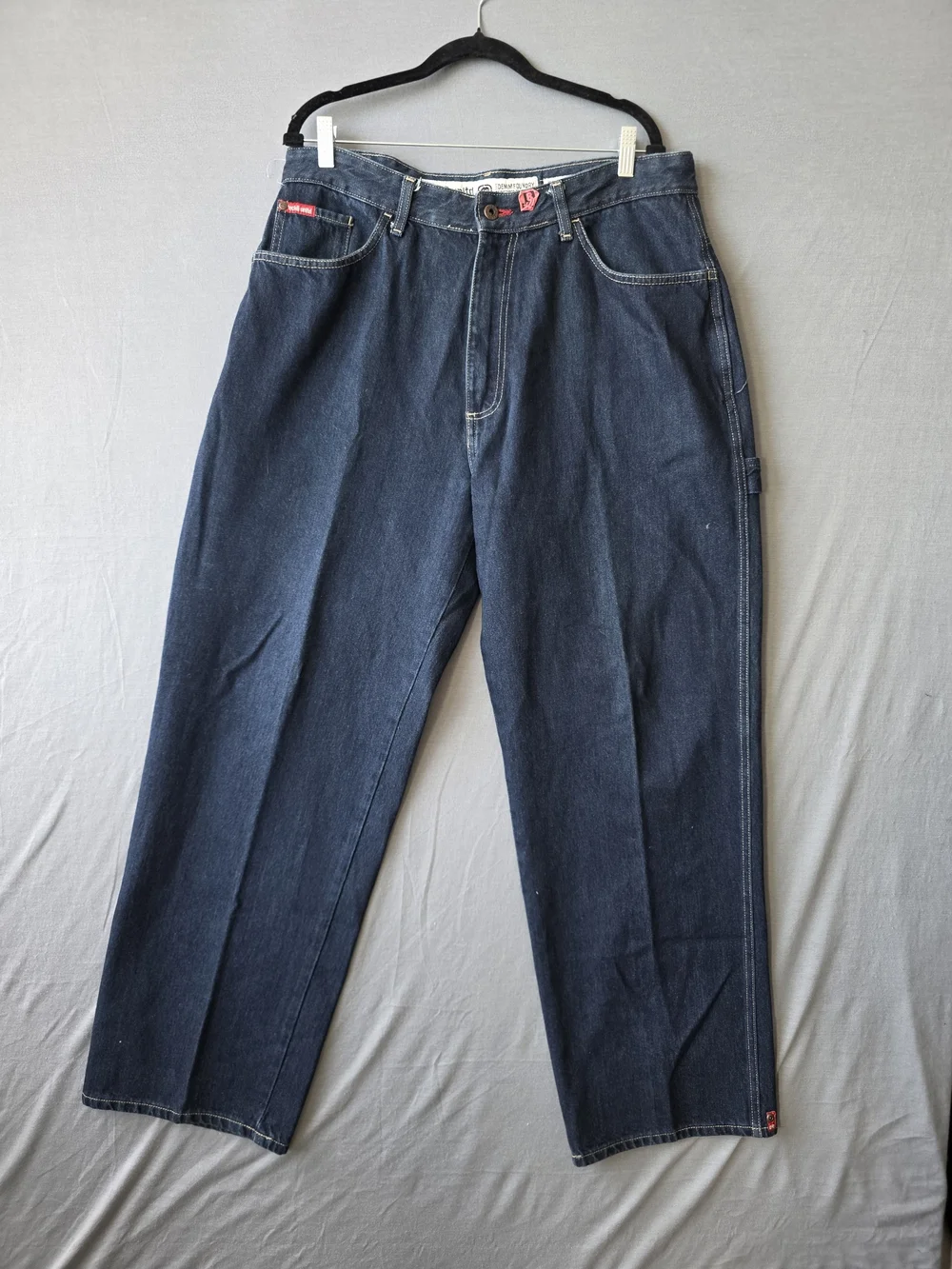 Ecko Unltd Denim Foundry Carpenter Jeans Men’s 36 Dark Wash Baggy Y2K Hip Hop